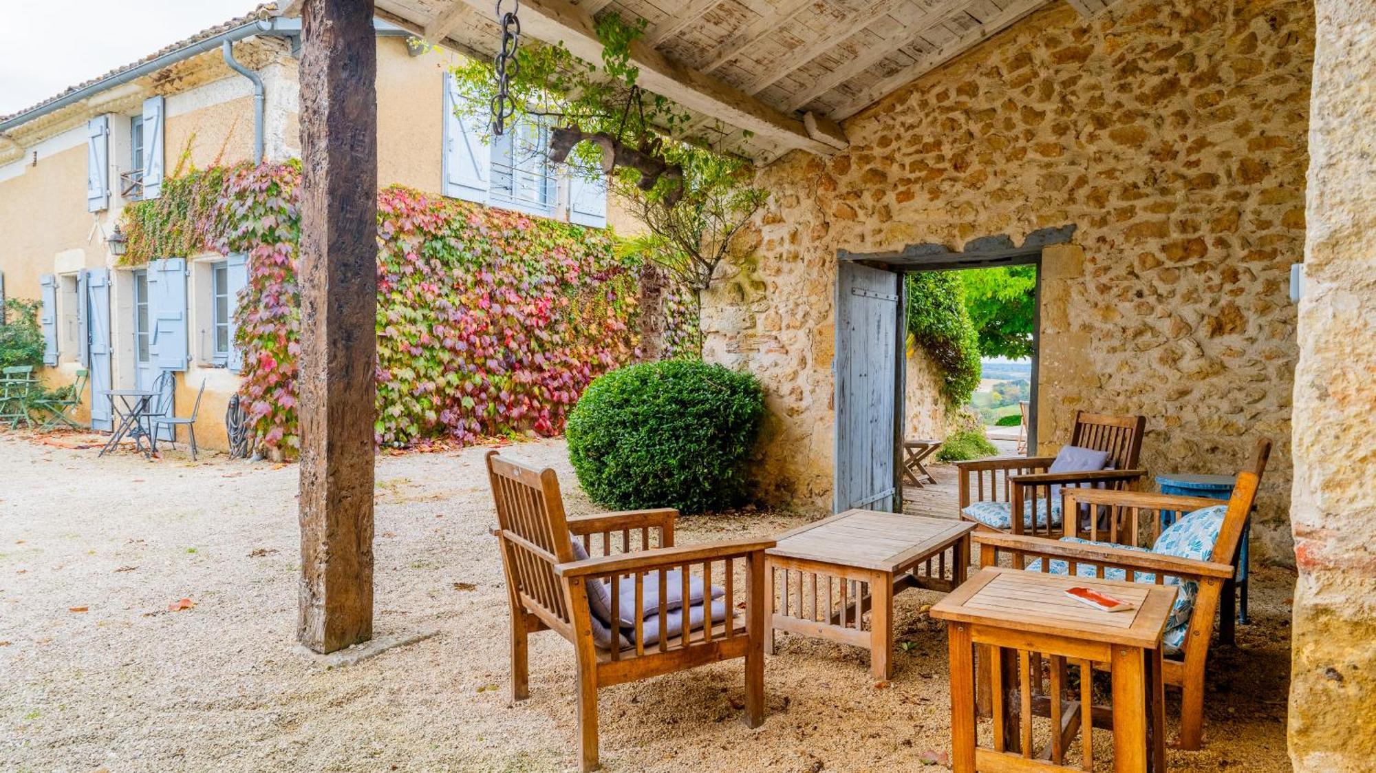 Bed and Breakfast Propriété Le Monneton Sainte-Christie Esterno foto