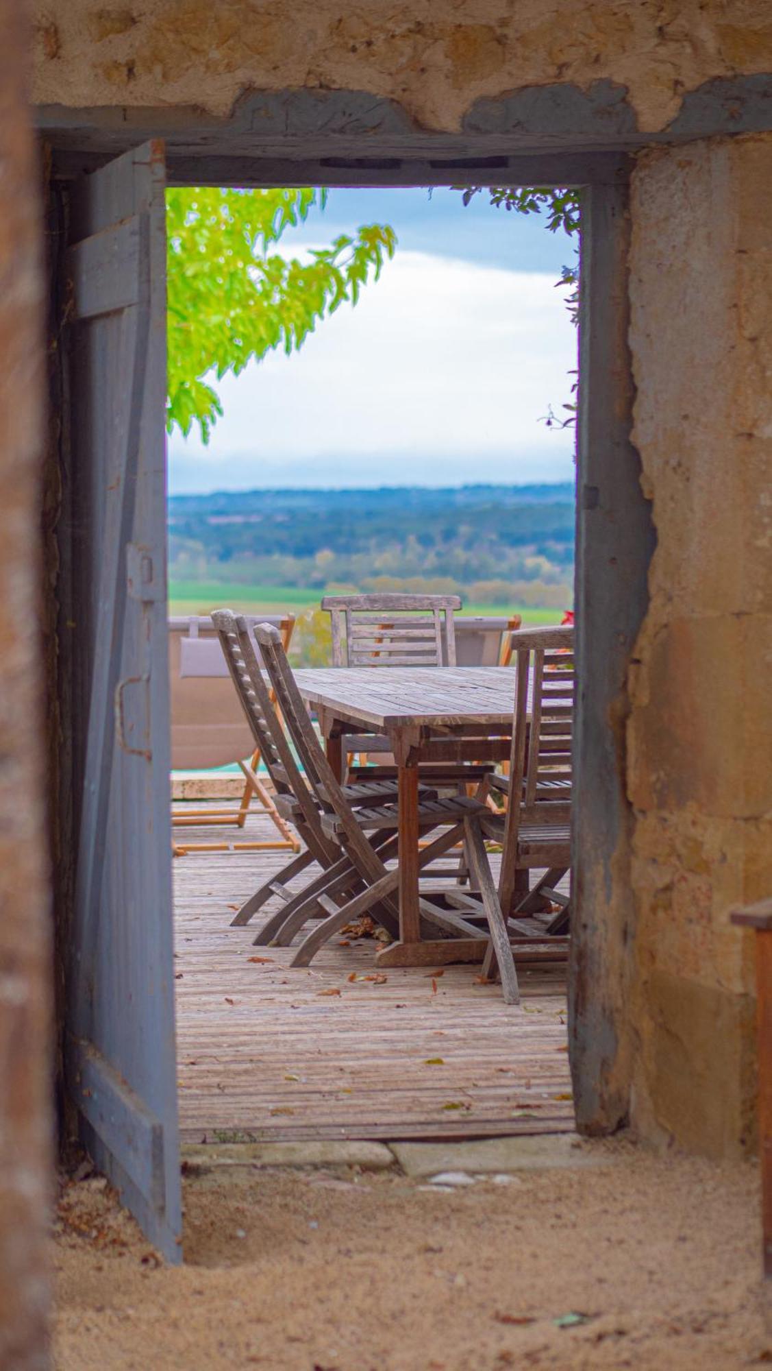Bed and Breakfast Propriété Le Monneton Sainte-Christie Esterno foto